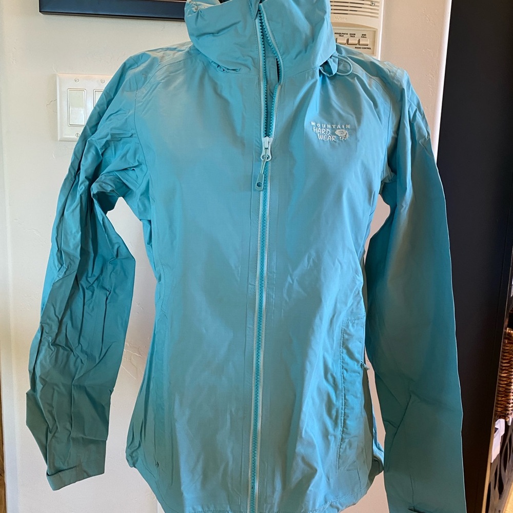 Mountain Hardware Rain Shell M Euc Green - image 5